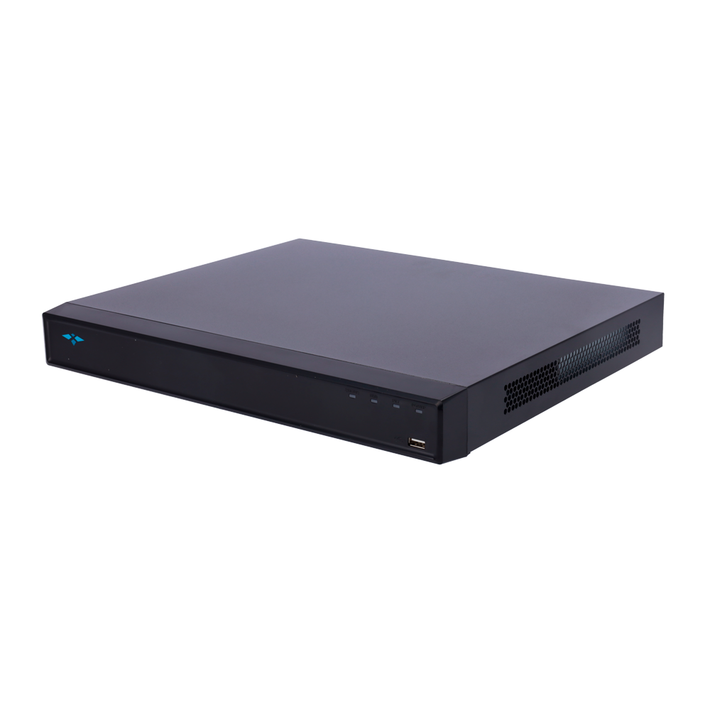 X-Security NVR video recorder for IP cameras - Maximum resolution 12 Megapixel - Smart H.265+ / Smart H.264+ compression - 8 CH IP, 8 ePoE ports IEEE802.3af/at - 2 Ch Facial recognition or 4Ch AI - WEB, DSS/PSS, Smartphone and NVR