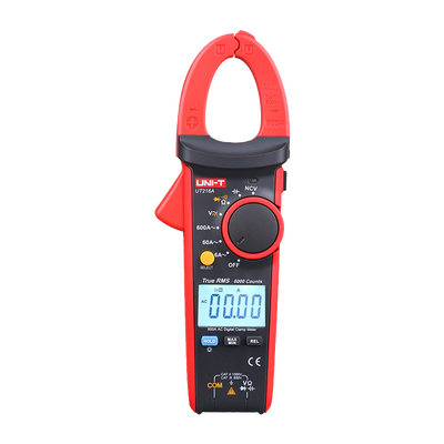 Pinza amperimétrica LCD - Medición en DC hasta 1000V - Medición en AC hasta 750V y 600A - Mide resistencia y capacitancia - Auto Rango | Test diodos | True RMS | NVC - Apertura de pinza de 30mm