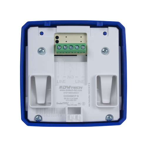 Pulsante di reset - Specifico per pannello antincendio - Arresto di emergenza - Indicatore LED - Installazione in superficie - Riattivato manualmente o con chiave
