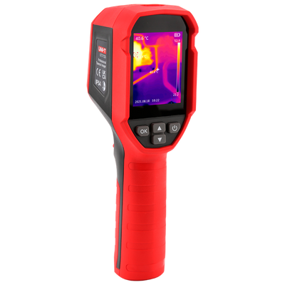 Cámara termográfica portátil 120x90 - Medición de temperatura a tiempo real - Rango de medida -20ºC ~ 400ºC (±2ºC o ±2%) - Pantalla TFT 2.4" LCD - Monitorización en monitor externo a través de PC
