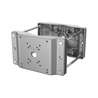 Staffa per pali/lampioni - Per telecamere dome motorizzate - Rango diametro 150~300 mm - Adatto per uso esterno e Anticorrosione - Grigio - Lunghezza regolabile