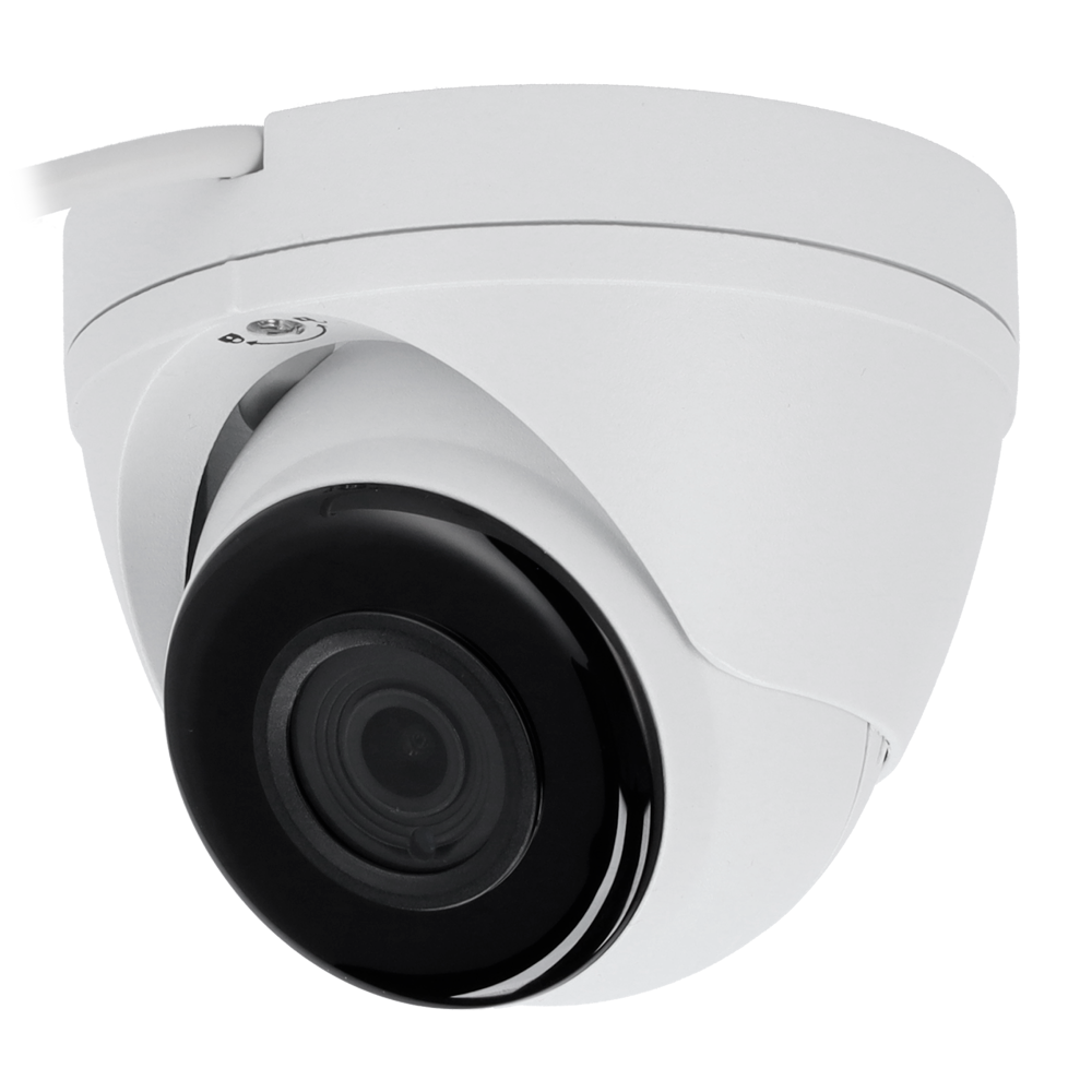 Cámara Turret 5Mpx Gama ECO - 4 en 1 (HDTVI / HDCVI / AHD / CVBS) - 1/3" Progressive CMOS - Lente 2.8 mm - IR LEDs SMD Alcance 25 m - Menú OSD remoto desde DVR