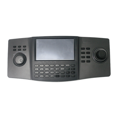 Tastiera IP Hikvision - Doppia interfaccia: diretto o rete - Schermo 7" LCD 1024x600 - Rete per IP con conettore RJ45 - Joystick 4 assi