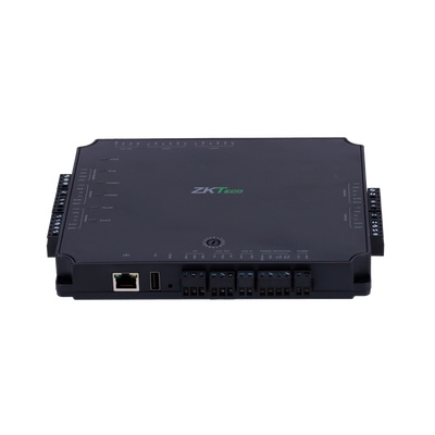 Controlador de acceso PoE - Acceso con tarjeta o contraseña - TCP/IP | Conexión con controlador esclavo - 4 lectores para Wiegand | 4 lectores para OSDP - Salida de relé para 2 puertos - Software serie ATLAS integrado y aplicación móvil