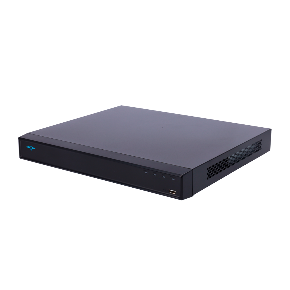 X-Security NVR video recorder for IP cameras - Maximum resolution 12 Megapixel - Smart H.265+ / Smart H.264+ compression - 8 CH IP, 8 PoE ports - 2 Ch Facial recognition or 8Ch AI - WEB, DSS/PSS, Smartphone and NVRs