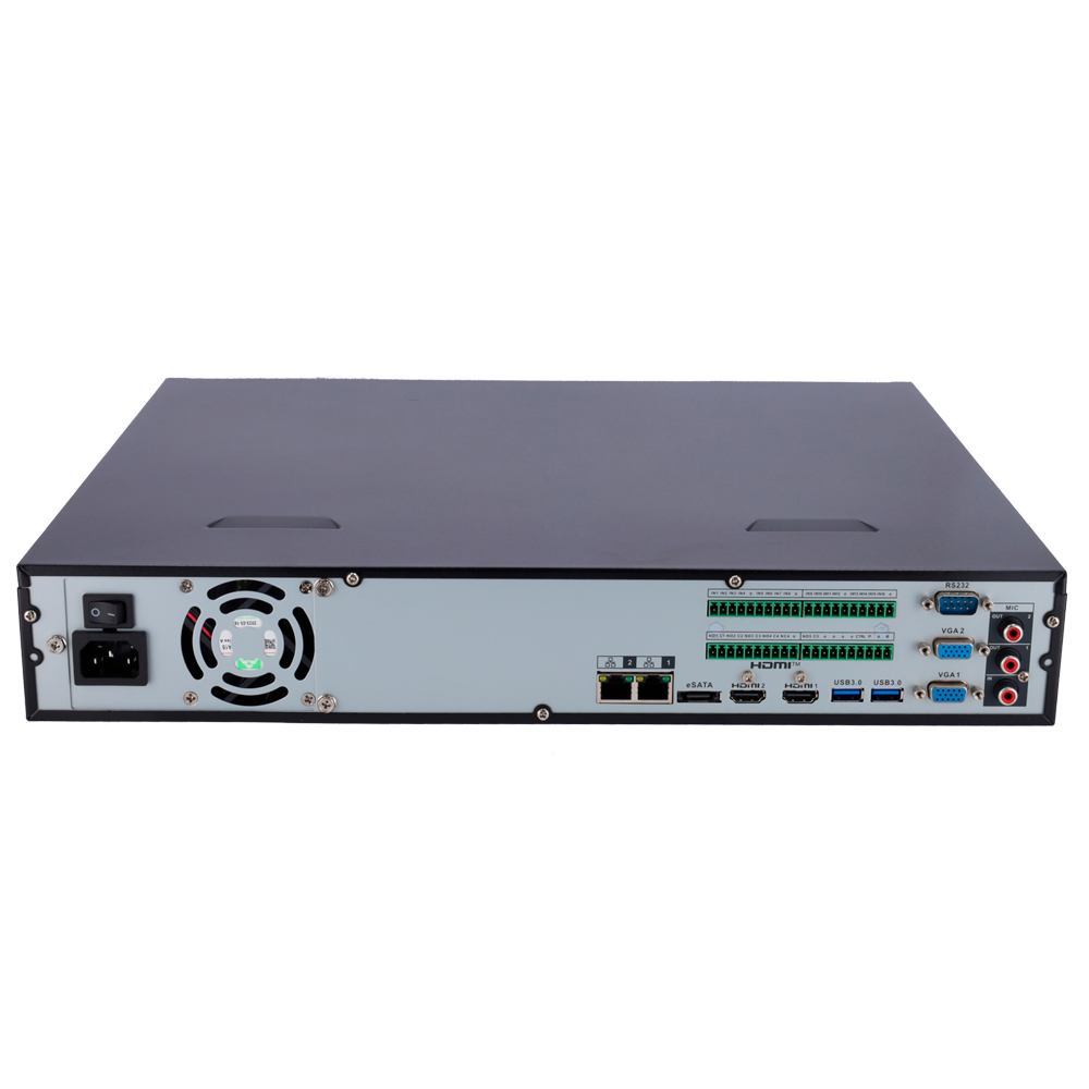 Videoregistratore X-Security NVR ACUPICK - 64 CH IP - Massima risoluzione 32 Megapixel - Smart H.265+; H.265; Smart H.264+; H.264; MJPEG  - 2 x Uscita HDMI e VGA - Funzioni Intelligenti
