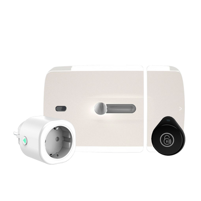 Cerrojo inteligente WiFi - Invisible desde el exterior - Instalación sin manipular la puerta - Material de alta seguridad - Usuarios invitados y reportes de accesos - App móvil | Sincronización con Ajax