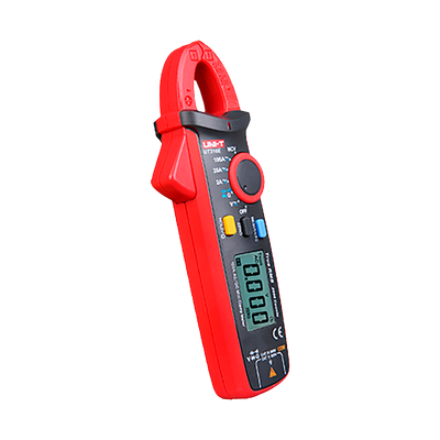 Mini pinza amperometrica - Display a LED fino a 2000 account - Misurazione DC e AC fino a 600V e 200A - Alta precisione AC con funzione True RMS - Misurazione della resistenza e della capacitanza - Cicalino per test di continuità