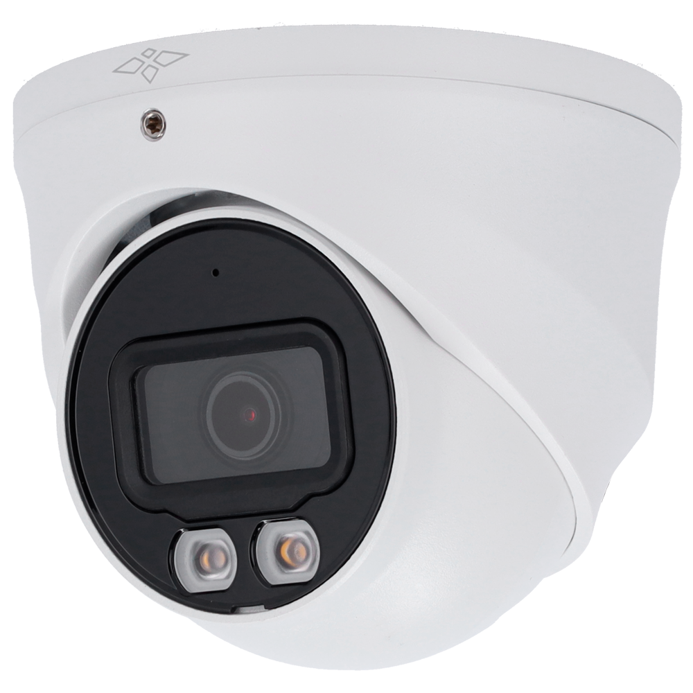 Telecamera Turret HDCVI X-Security - CMOS 4K - Ottica 3.6 mm - WDR(120dB) - Doppia illuminazione: IR + Bianco portata 40 m | Microfono - Waterproof IP67