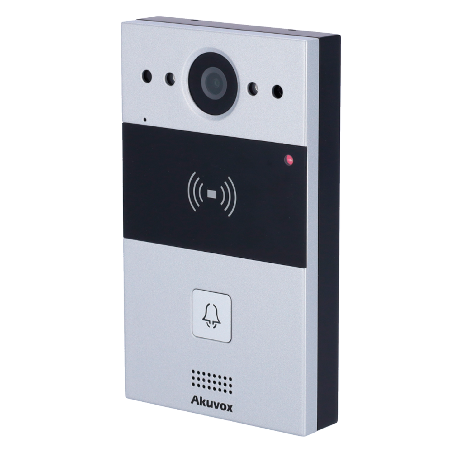 Vandal-proof 2-wire wall-mounted video intercom - 2 Mp camera | Crystal Clear Two-Way Audio - Opening via EM/MF card and NFC | 1 relay - SIP standard - Cloud maintenance - Monitor and outdoor station connection via Cloud
