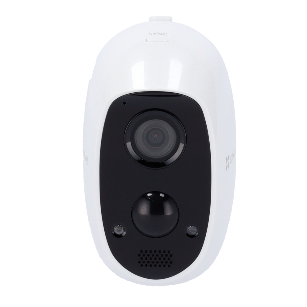 Telecamera IP Ezviz Wifi a batteria - Rilevatore PIR reale - 1080p / H.264+/ Lente 2.2 mm - IR Distanza 7.5 m - Audio direzionale / Slot SD - App Ezviz e connessione P2P