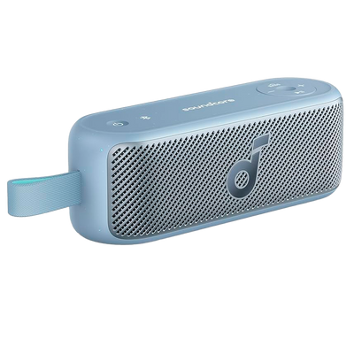 Altavoz portátil Soundcore by Anker - 2 diafragmas estereo - Sonido de 20W - 12 Horas de Reproducción -  Frecuencia del sonido 50Hz~40 KHz - Impermeable IPX7 | Color azul