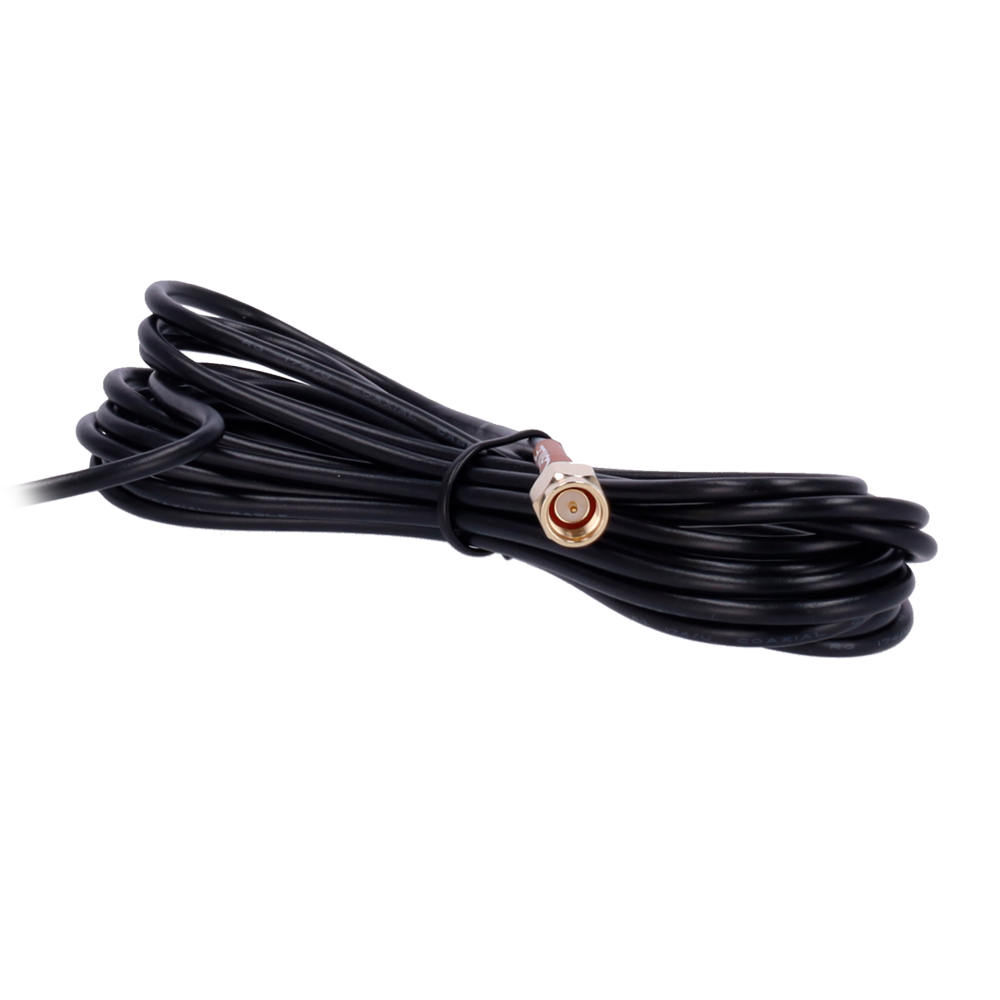 Teltonika - Antena Magnética 4G - Frecuencia 699~868 y 1850~2690 MHz - Conector SMA Macho - Impedancia 50 ohmios - Cable RG174 3 metros de longitud