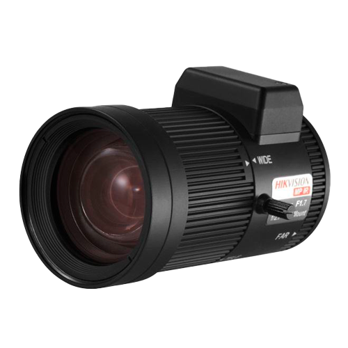 Hikvision - Lente con filo CS - Qualità 3 Mpx - AutoIris Direct Drive (DC) - Varifocale: 5~50 mm - 1/2.7" / F1.7-C