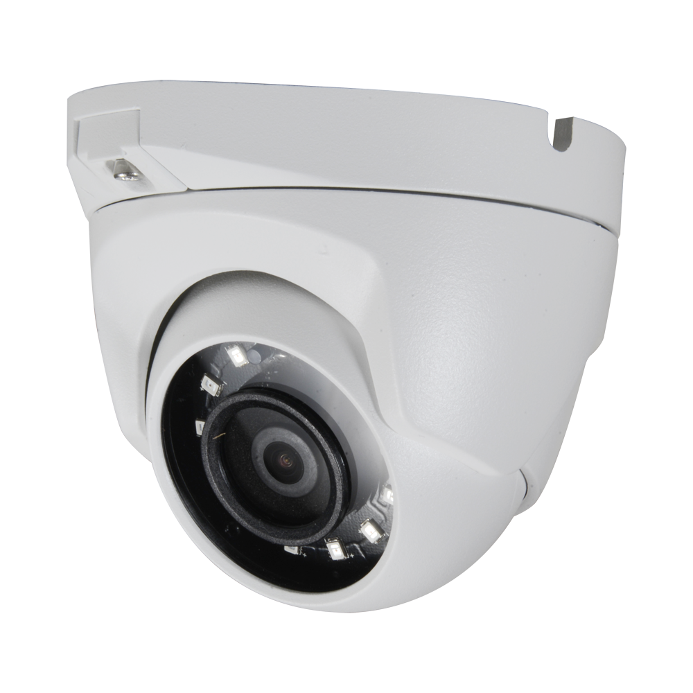 Cámera dome Gama 1080p ECO - 4 in 1 (HDTVI / HDCVI / AHD / CVBS) - 1/2.7" Brigates© 2.1 Mpx BG0806 - Lente grandangolare 2.1 mm - IR LED Portata 30 m - Deformazione sferica sfalsata