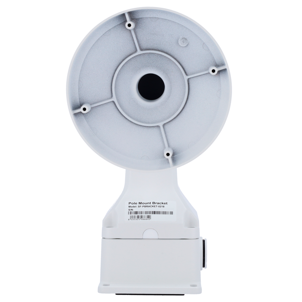 Soporte para domos Safire Smart - Para cámaras domo con caja de conexión - Peso neto 907 g - Fabricando en acero laminado ADC12 - Color blanco - Diseño a prueba de polvo