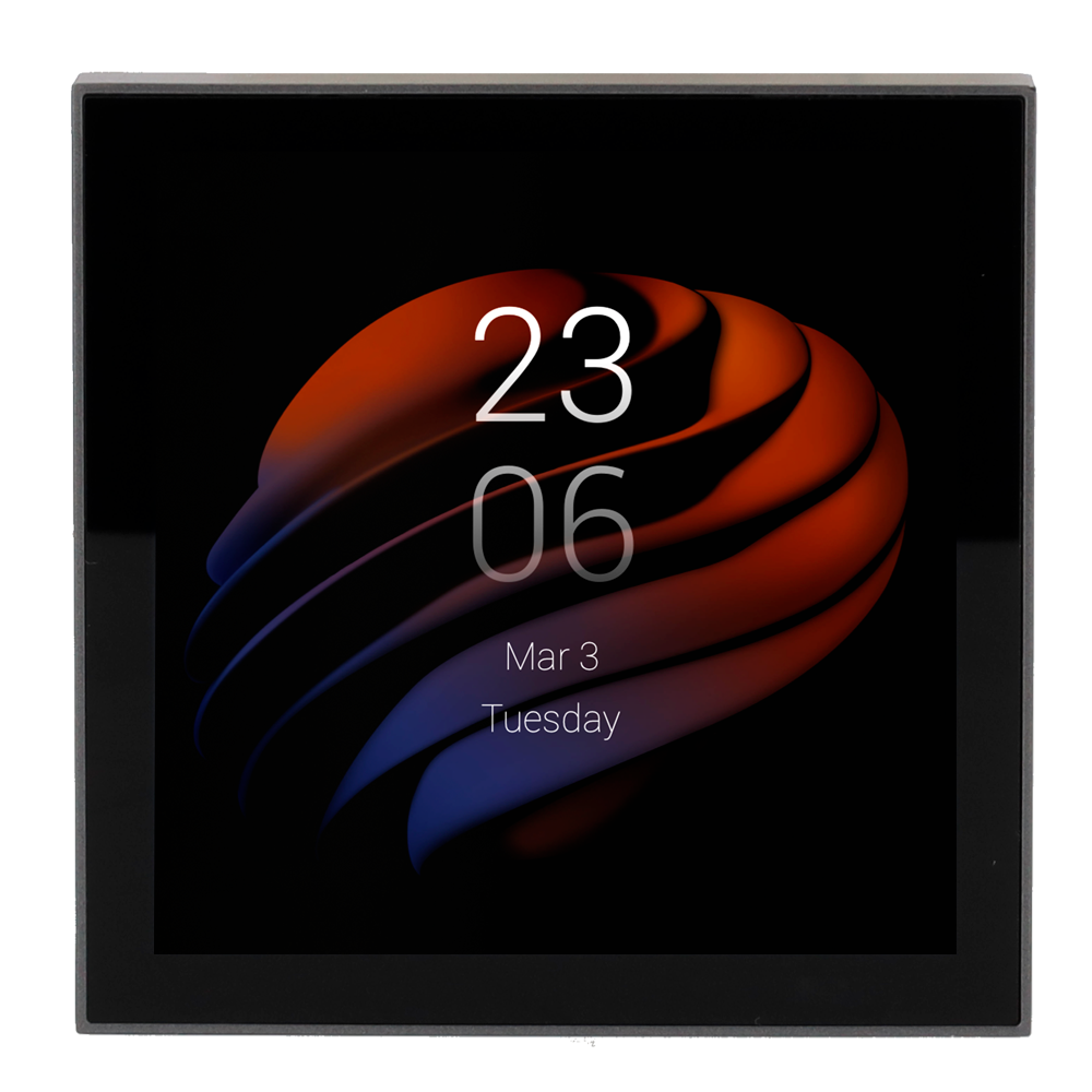 Monitor Android 10.0 per domotica - Schermo TFT da 4" | Applicazioni di terze parti - Audio bidirezionale | Monitor del videocitofono - TCP/IP, PoE, WiFi, Bluetooth, ZigBee, SIP - Sensori ambientali - Manutenzione e connessione via Cloud