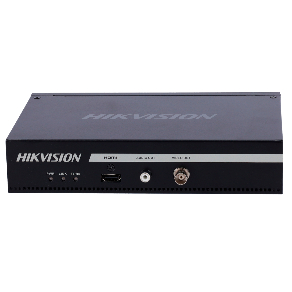 Decodificador Hikvision - 16 canales - Resolución máxima 32 Mpx - 1 salida HDMI 4K | 1 salida BNC - Audio | Alarmas | Compatible con ONVIF - Válido para cámaras IP, NVR y otros dispositivos