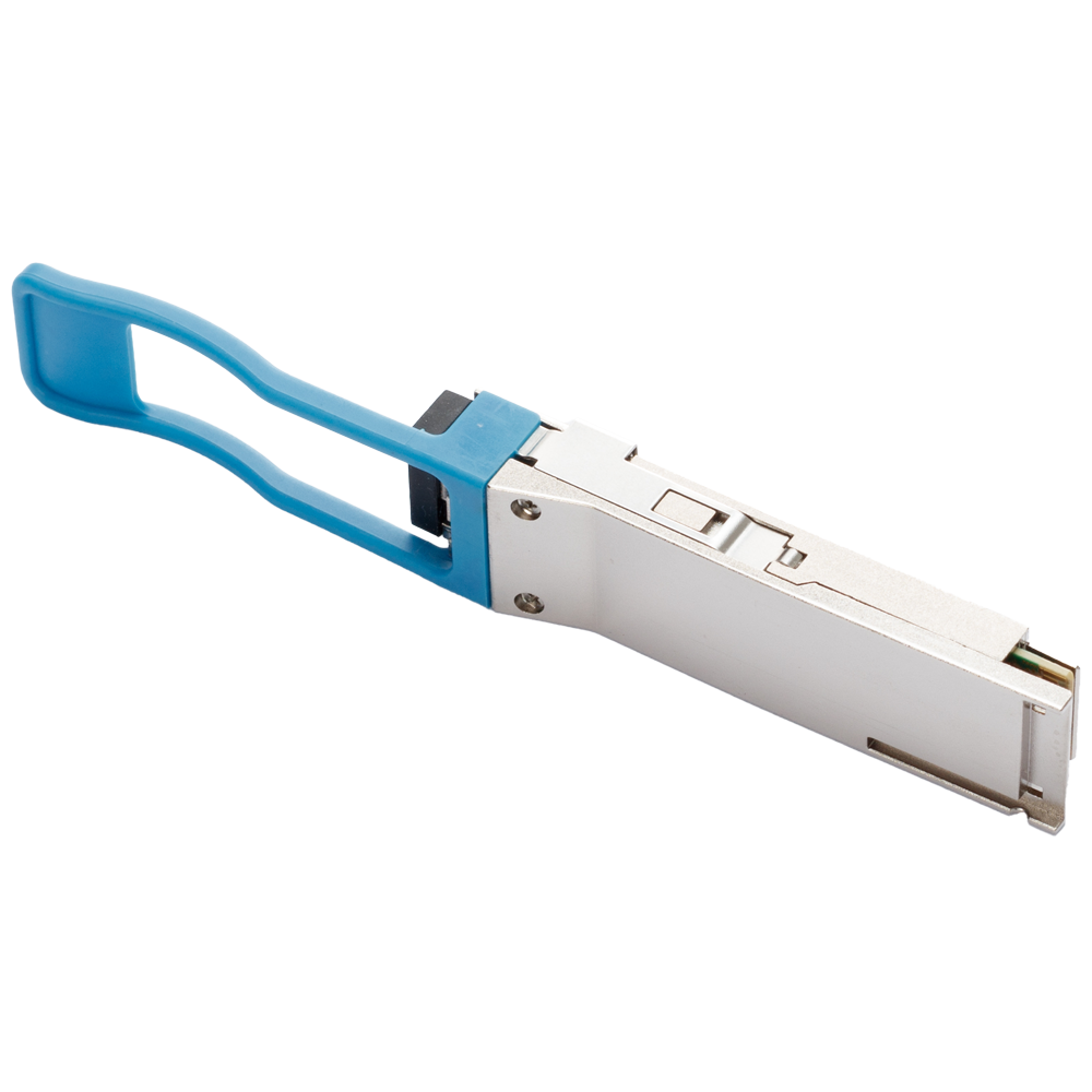 Módulo transceptor QSFP+ - Longitud de Onda 1310 nm - Fibra monomodo - Conector LC dúplex - Máxima distancia 10 km - 40Gbps - 40GBASE-LR4