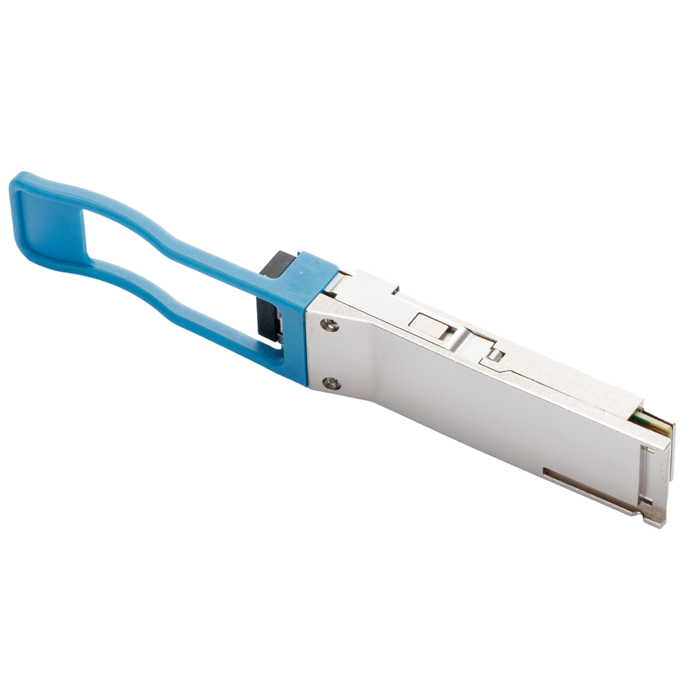 Modulo transceiver QSFP28 - Lunghezza d'onda 1310 nm - Fibra Monomodale - Connettore LC duplex - Distanza massima 10 km - 100Gbps - 100GBASE-LR4
