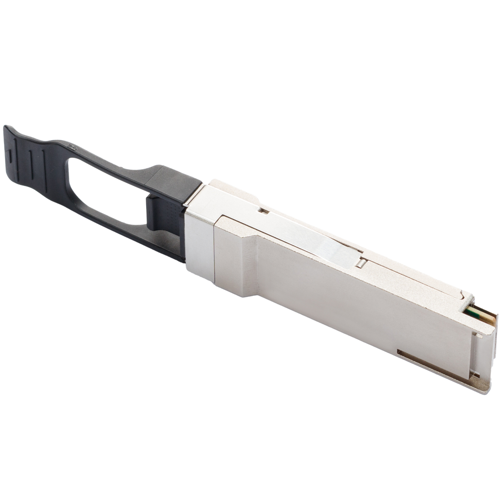 Modulo transceiver QSFP+ - Lunghezza d'onda 850 nm - Fibra multimodale - Connettore MTP/MP0 - Massima distanza 100 m - 100Gbps - 100GBASE-SR