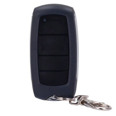 Mando a distancia para automatismo - 4 botones para vincular con 4 automatismos - Funciones de apertura, paro y cierre - Alimentación CR2025 3V - Compatible con GATEOPENER-BL360ENC