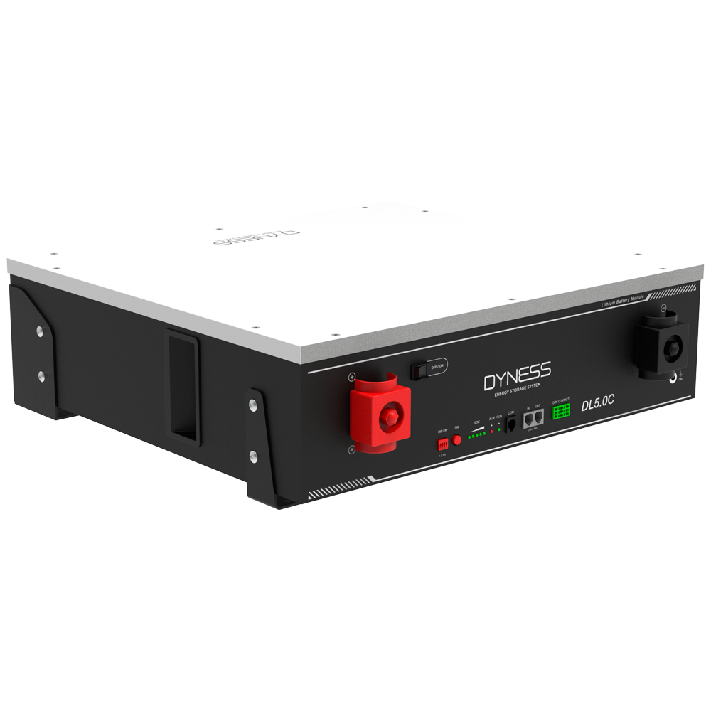 Batteria stazionaria - Capacità 5120Wh - LiFePO4 51.2V / 100Ah - 6000 cicli di vita - Fino a 50 unità in parallelo - Compatibile con la maggior parte degli inverter