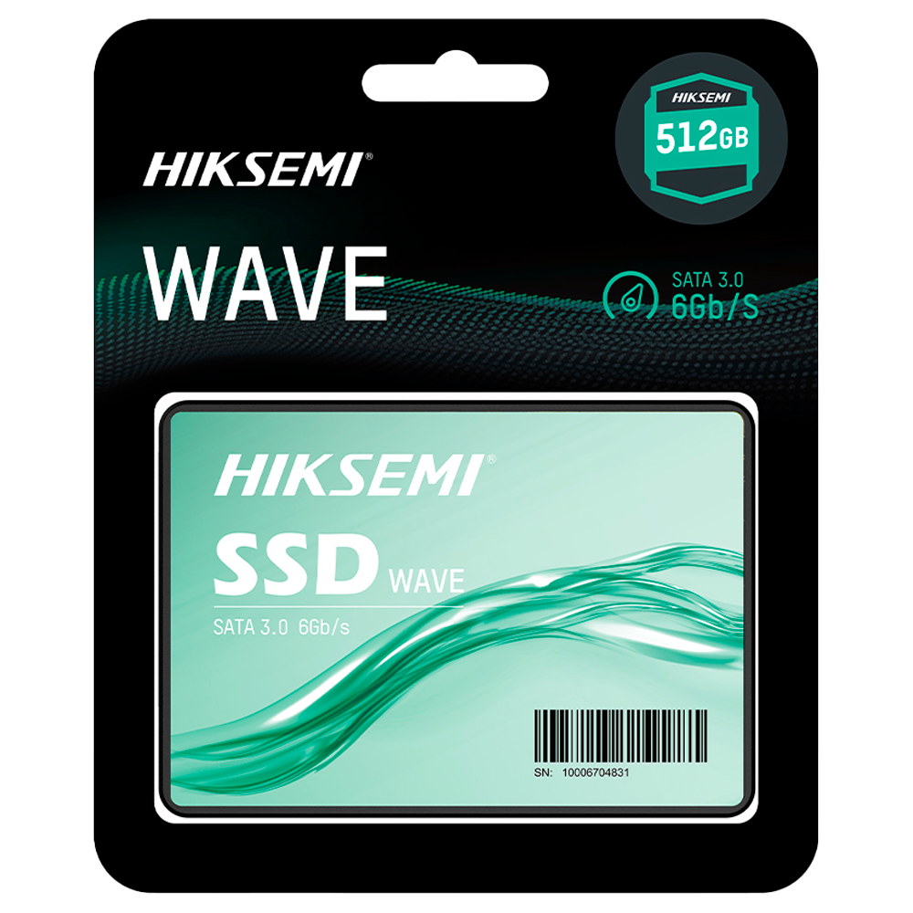 Disco duro Hikvision SSD - Capacidad 512 GB - Interfaz SATA III - Velocidad de lectura hasta 530 MB/s - Vida útil de larga duración - Aplicación para ordenadores