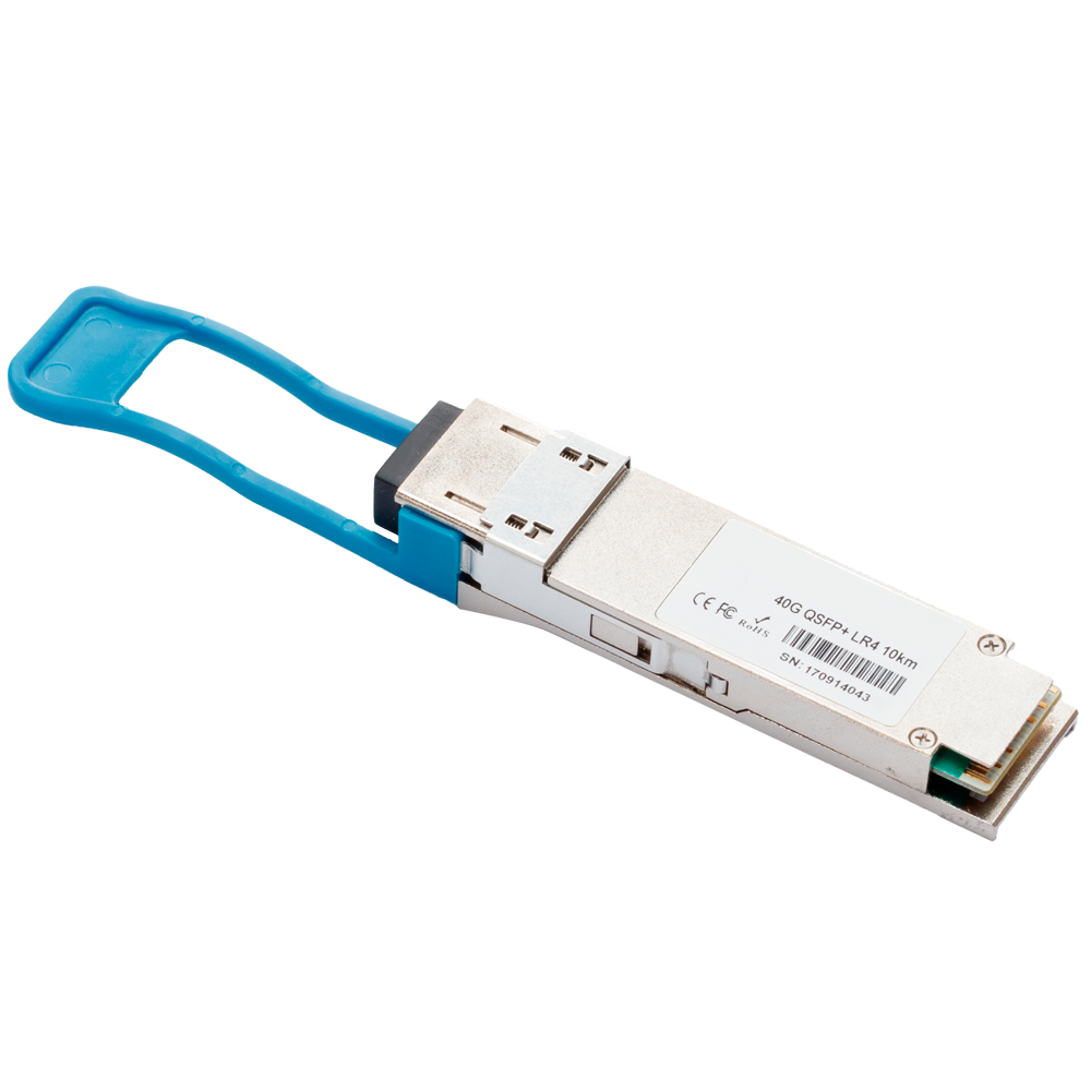 Modulo transceiver QSFP+ - Lunghezza d'onda 1310 nm - Fibra Monomodale - Connettore LC duplex - Distanza massima 2 km - 40Gbps - 40GBASE-LR4