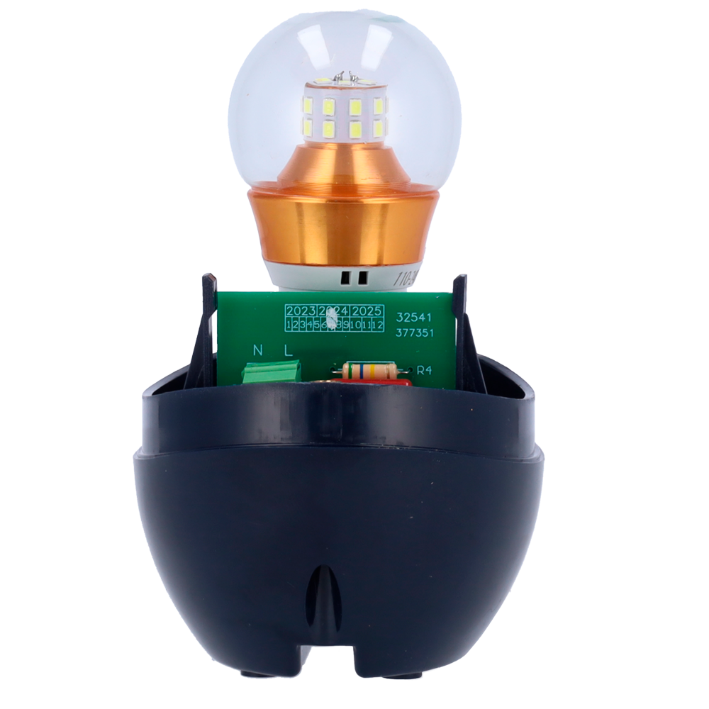 Lampada a LED - Colore Giallo - Indicazione luminosa di apertura e chiusura - Adatta per uso esterno - Alimentazione AC 220 V - Compatibile con GATEOPENER-BL360ENC