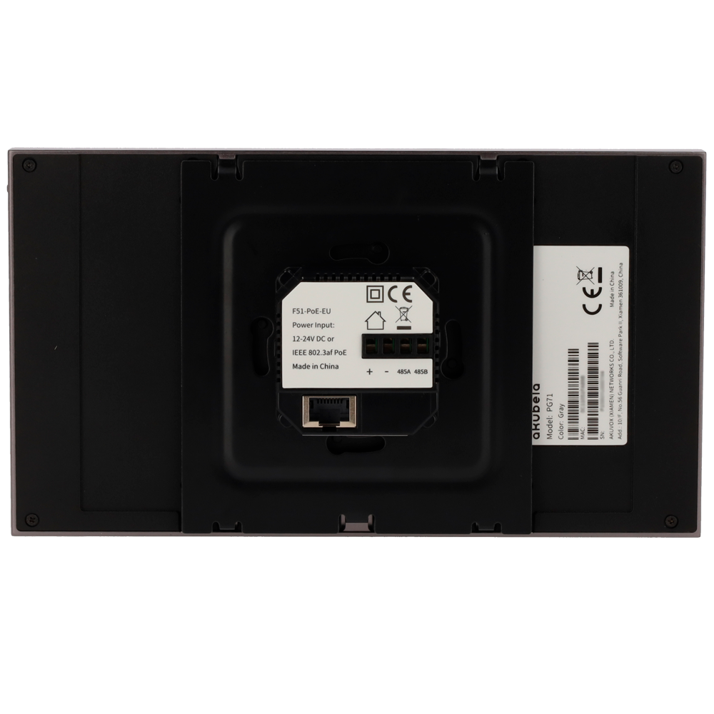 Monitor Android 10.0 per domotica - Schermo TFT da 8" | Applicazioni di terze parti - Audio bidirezionale | Monitor del videocitofono - TCP/IP, PoE, WiFi, Bluetooth, ZigBee, SIP - Sensori ambientali - Connessione Cloud