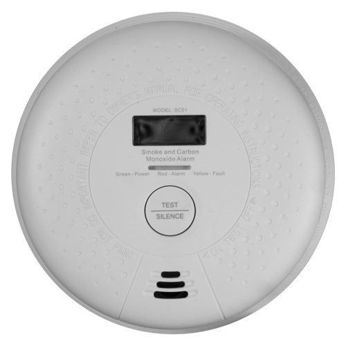 Rilevatore standalone di fumo e CO X-Sense - Durata della batteria 10 anni - Indicatore luminoso di allarme - Allarme acustico 85 dB a 3m - Pulsante di prova e schermo LCD - Certificato EN 50291:2010 e IT 14604:2005