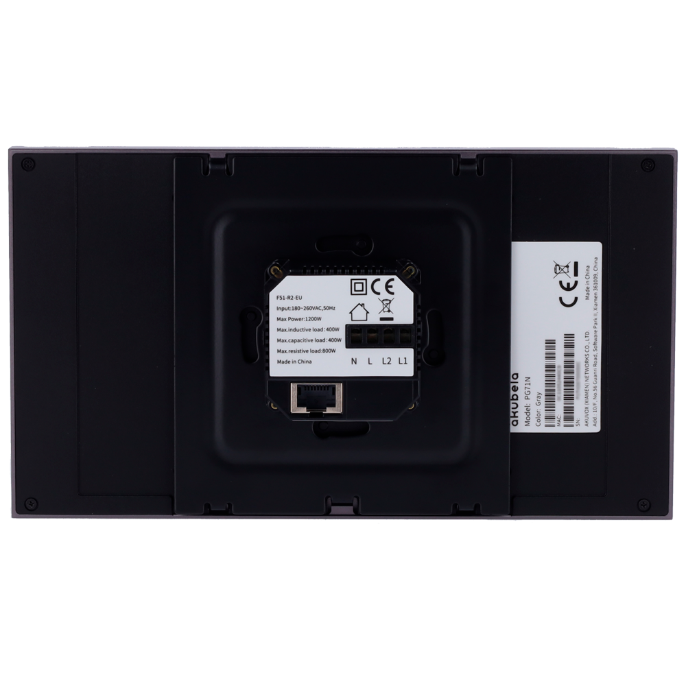 Monitor Android 10.0 per domotica - Schermo TFT da 8" | Applicazioni di terze parti - Audio bidirezionale | Monitor del videocitofono - TCP/IP, WiFi, Bluetooth, ZigBee, SIP - Sensori ambientali 2 relè - Connessione Cloud