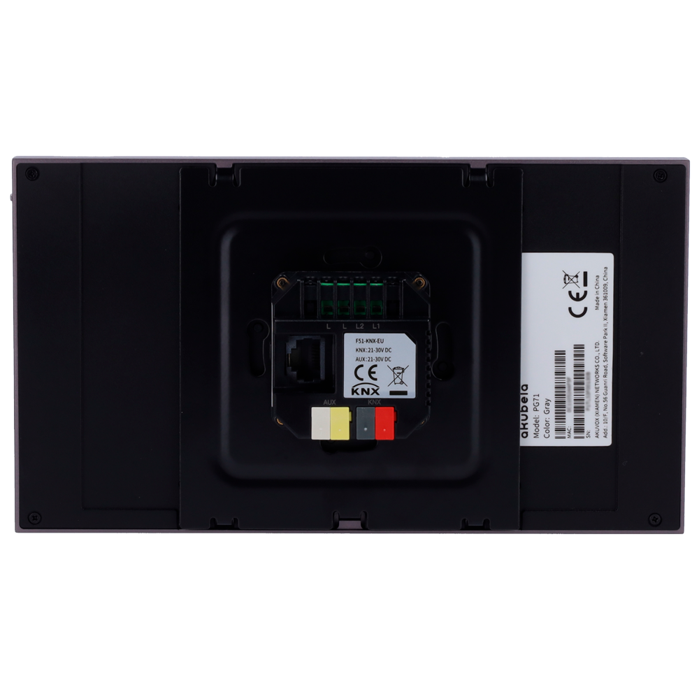 Monitor Android 10.0 per domotica - Schermo TFT da 8" | Applicazioni di terze parti - Audio bidirezionale | Monitor del videocitofono - TCP/IP, WiFi, Bluetooth, ZigBee, KNX, SIP - Sensori ambientali 2 relè - Connessione Cloud
