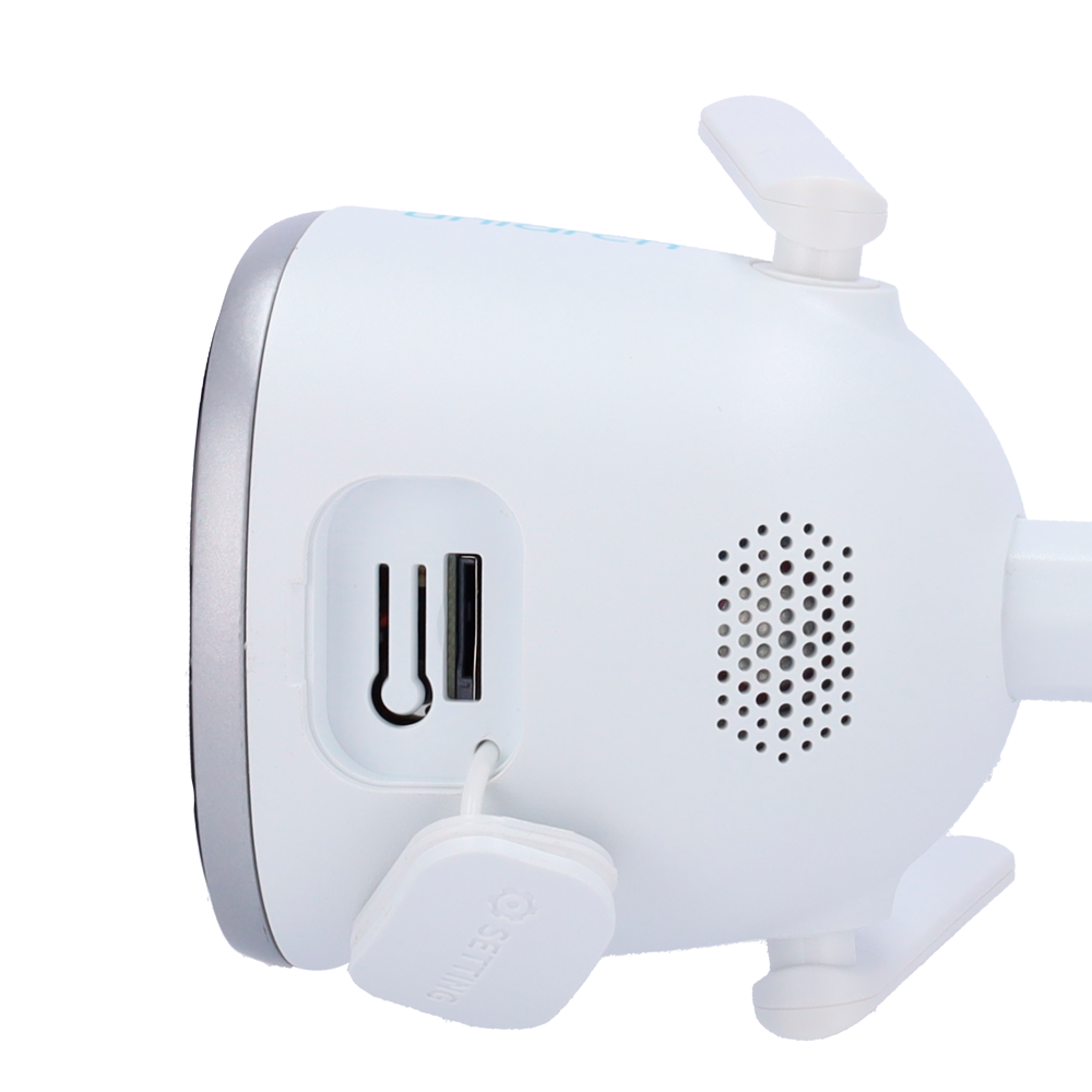 Telecamera IP Uniarch Bullet WiFi 3 Megapixel - IR 20 m | Luce bianca 10 m | DWDR - Ultra H.265 | IP67 | Sovratensione 4000 V - Wifi IEEE802.11b/g/n - Microfono e altoparlante incorporato