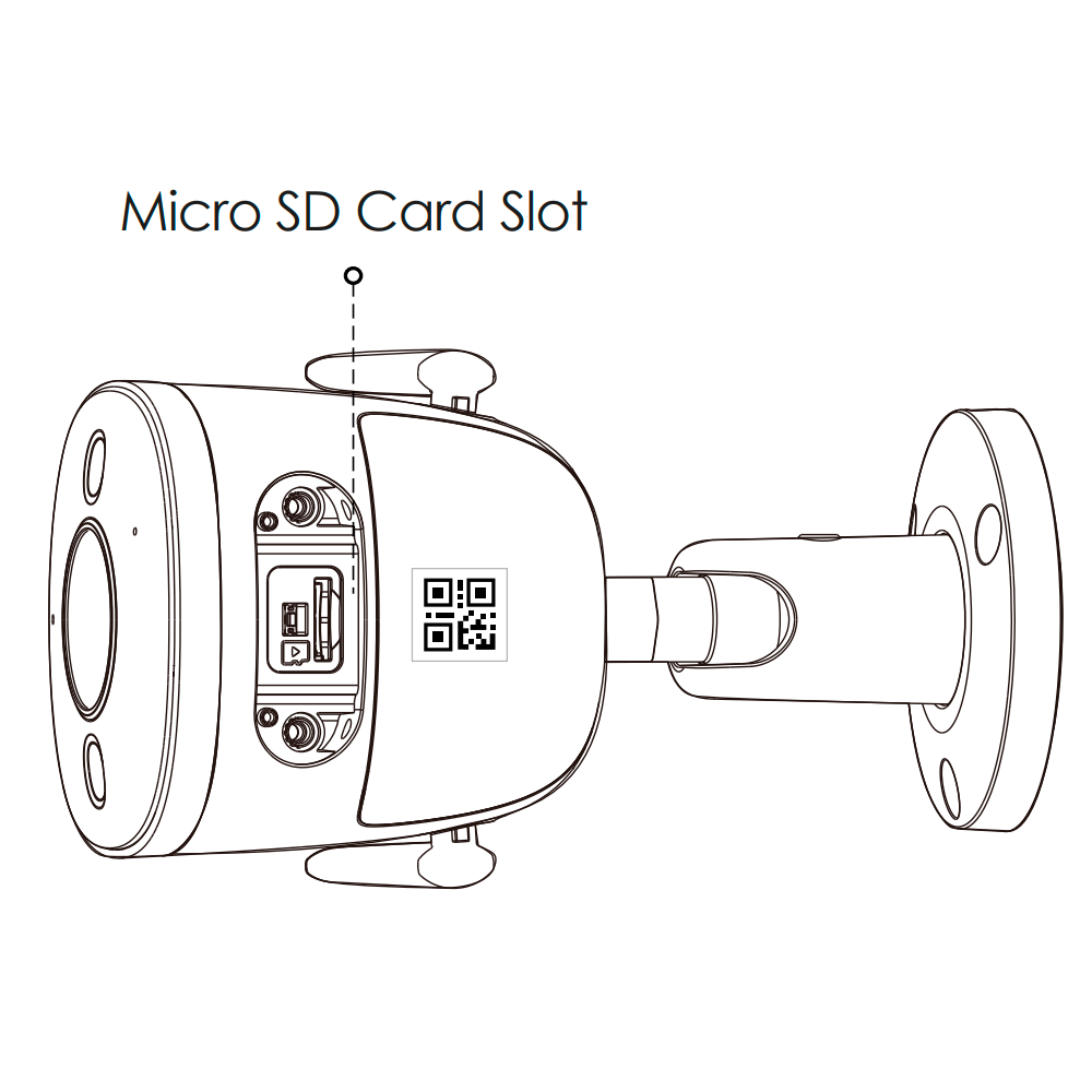 Telecamera Wifi Imou 4 Megapixel - Color Night Vision / Flash deterrente - Lente 3.6 mm / IR 30 m - Rilevamento intelligente delle persone - Microfono integrato - Adatta per esterni IP67
