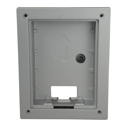 X-Security - Scatola di registro per XS-V2202E-(X) - Un modulo - 162,9mm (Al) x 128,9mm (An) x 35mm (Fo) - Rivestimento incluso in lega d'alluminio - Collegamento versatile con fori di collegamento