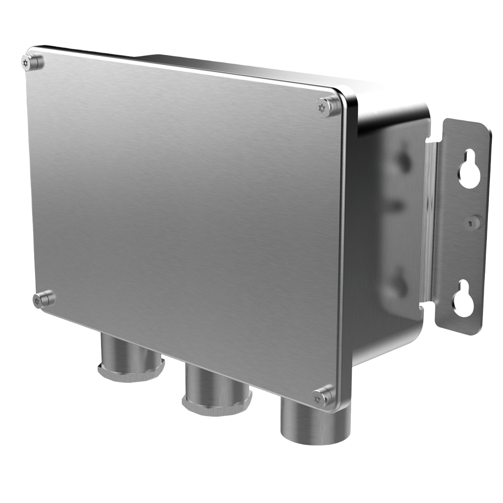 Scatola di giunzione - Per telecamere Bullet e Turret - In acciaio inox 316L - Peso 1981g -