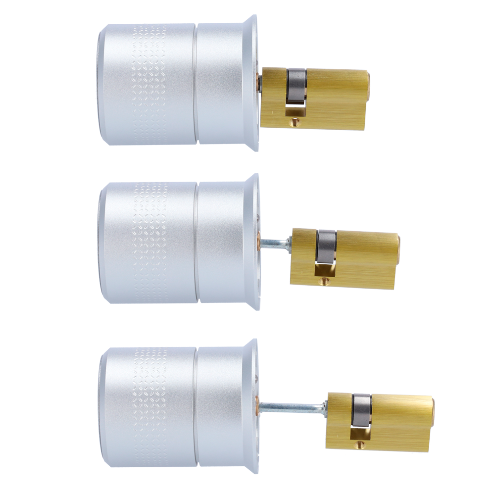 Serratura intelligente Bluetooth - Cilindro europeo motorizzato regolabile - Utenti ospiti senza essere nelle vicinanze - Case vuote, unifamiliari e in affitto - Motore potente per porte blindate - App Cloud Smart Lock | Chiavi fisiche