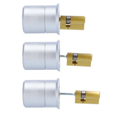 Cerradura inteligente Bluetooth - Cilindro europeo motorizado orientable - Usuarios invitados sin estar cerca - Viviendas vacías, unifamiliares y de alquiler - Potente motor para puertas blindadas - Cloud Smart Lock App | Claves físicas