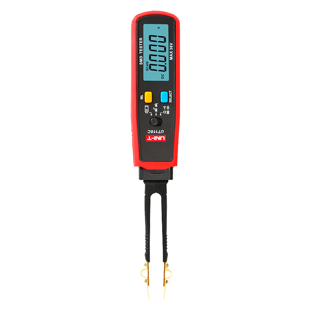 Digital SMD Component Tester - Display up to 6000 Counts - DC Voltage Measurement up to 26V - Resistance and Capacitance Measurement - Continuity Test | Diode Test - Battery Test