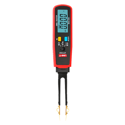 Tester digitale per componenti SMD - Display fino a 6000 conteggi - Misurazione della tensione DC fino a 26V - Misurazione della resistenza e della capacitanza - Test di continuità | Test dei diodi - Test di batteria