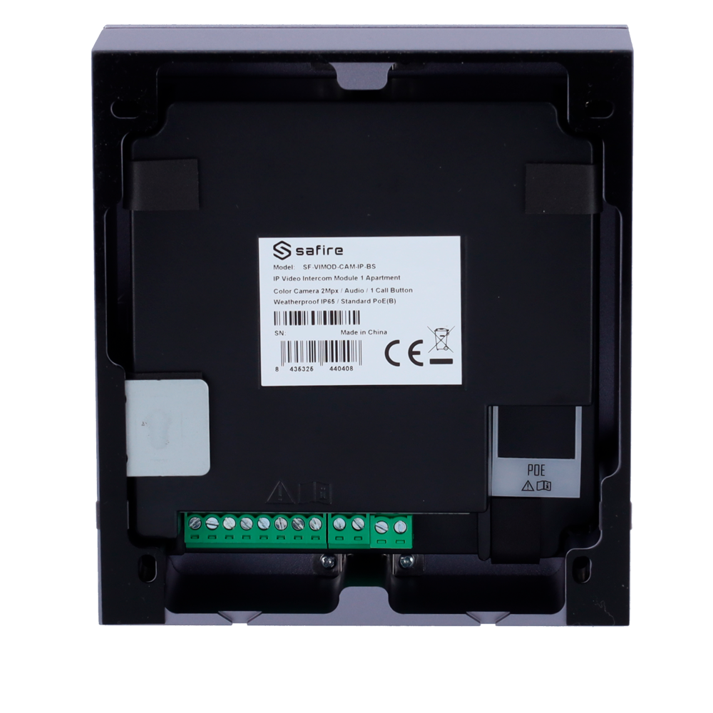 Videoporteros IP - Cámara de 2 Mp - Audio bidireccional - App móvil mediante monitor - Apto para exterior IP65 - Montaje en superficie incluido