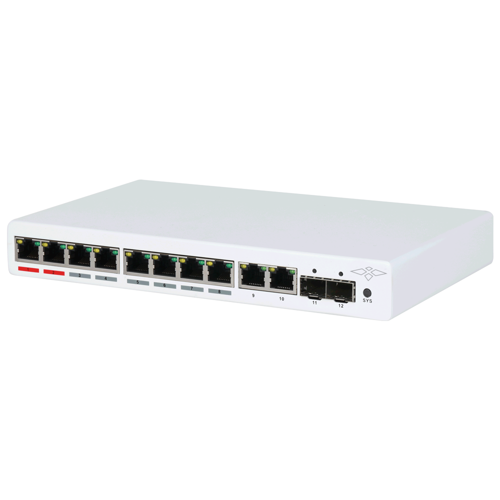Conmutador PoE 802.1X - LACP/LAG estático/espejo de puerto/servidor DHCP