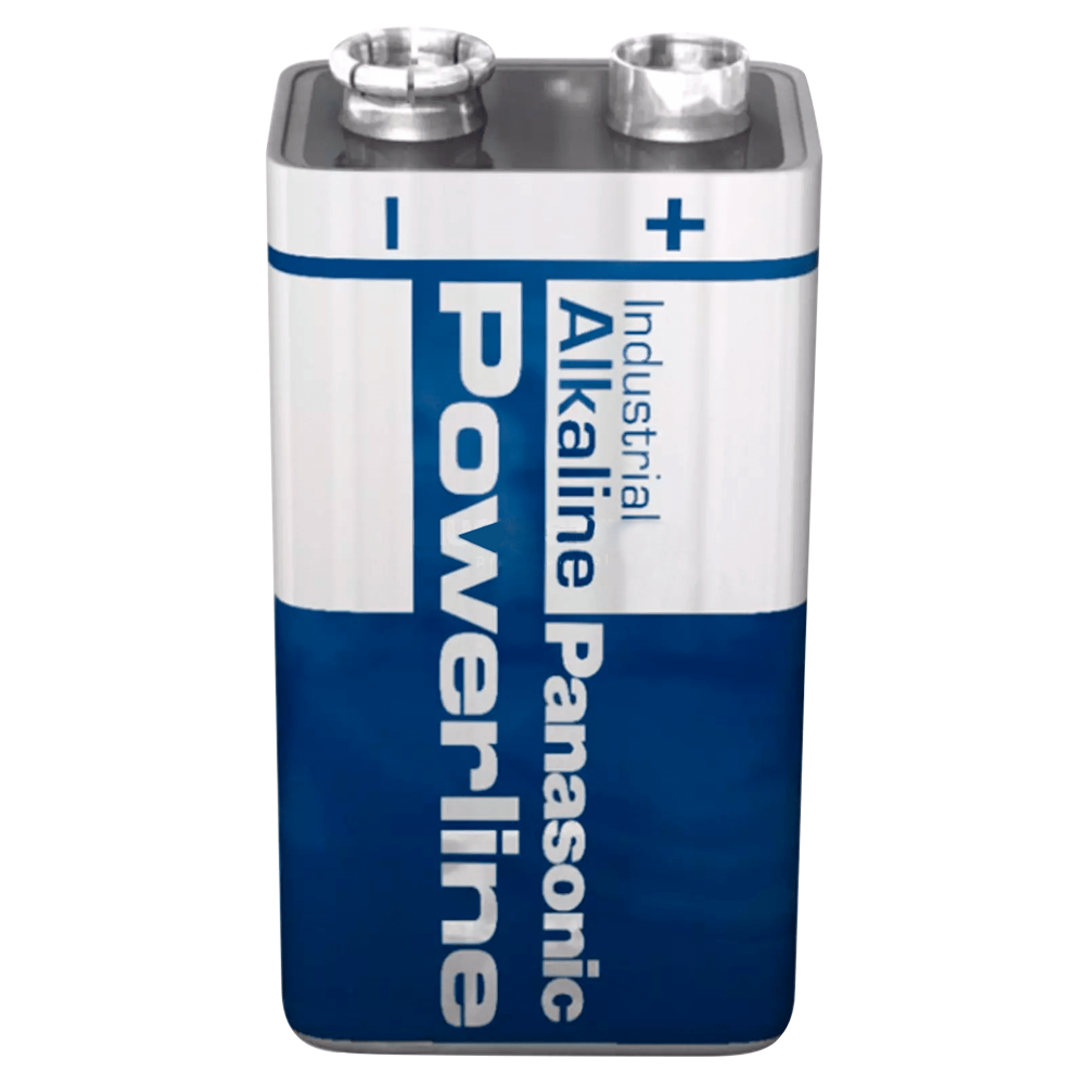Panasonic - Pila PP3 / 6LR61 - Voltaggio 9.0 V - Alcalina - Capacità nominale 510 mAh - Compatibile con i prodotti a catalogo