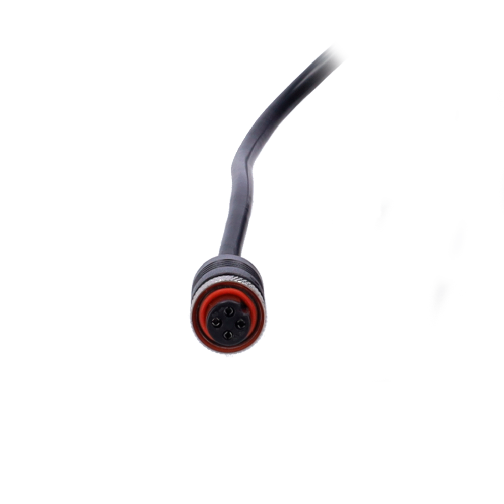 Streamax - Cámara para instalación en matrícula - 1/2.9" Progressive Scan CMOS 1080P - Lente 2.2 mm - Conector de aviación 4 pines - Grado de protección IP69K