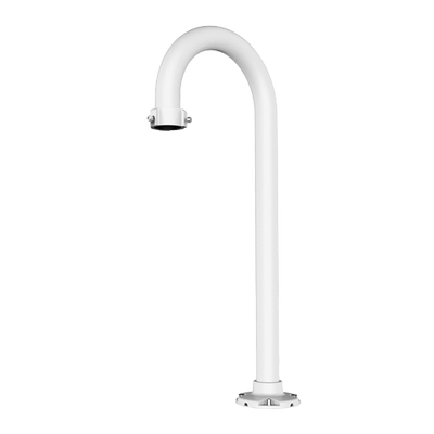 Staffa a tetto per dome motorizzate - Per esterni - Installazione a pavimento - Colore bianco - Passacavo