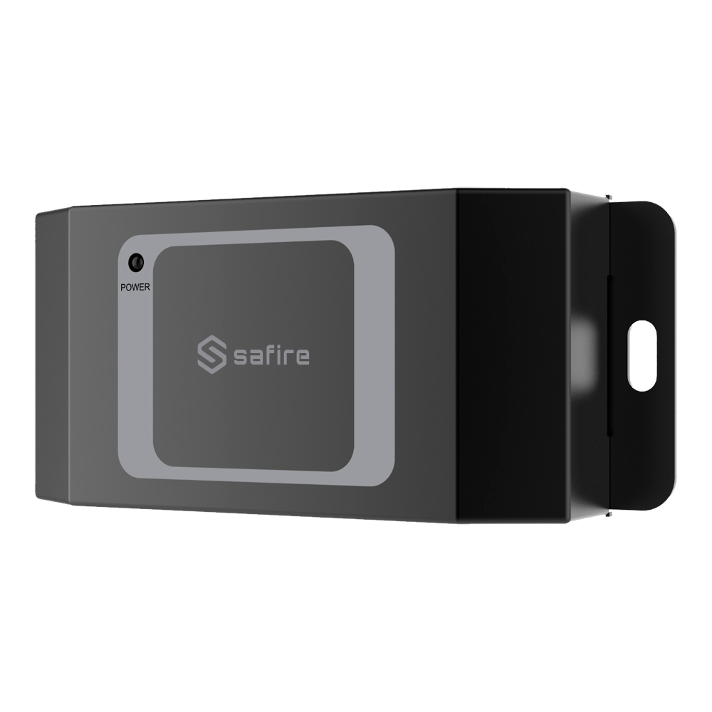 Controlador antimanipulación Safire - Para instalaciones autónomas y seguras - Wiegand, RS485, pulsador y 2 entradas de alarma - Salida de relé NA/NC, sensor de puerta y alarma - Control directo de la cerradura - Alimentación 12 V DC