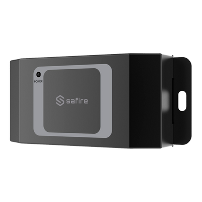 Controlador antimanipulación Safire - Para instalaciones autónomas y seguras - Wiegand, RS485, pulsador y 2 entradas de alarma - Salida de relé NA/NC, sensor de puerta y alarma - Control directo de la cerradura - Alimentación 12 V DC