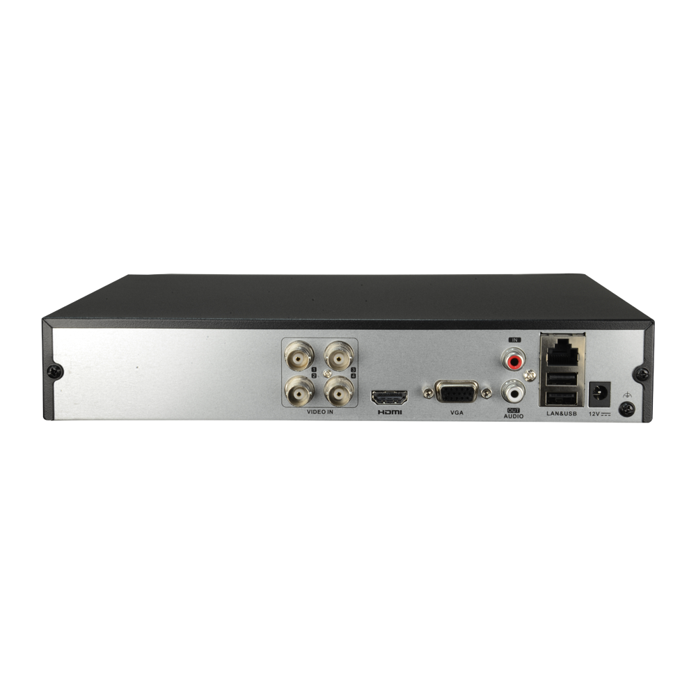 Videograbador 5n1 Safire H.265Pro+ - Audio sobre cable coaxial - 4CH HDTVI/HDCVI/HDCVI/AHD/CVBS/CVBS/ 4+4 IP - 8Mpx Lite (8FPS) - Salida HDMI Full HD y VGA - 1 CH audio / 1 HDD